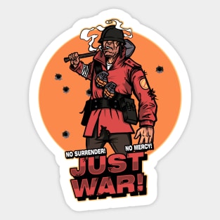 Just War Sticker